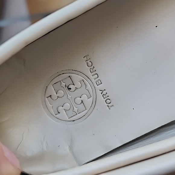 Tory Burch Cream Slide on Loafers Wome's Size 8 - Picture 10 of 13